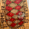 A WONDERFUL ANIMAL MAGIC SQUARE WRITING BOARD FROM HAUSA TRIBE NIGERIA ( No 4383 )