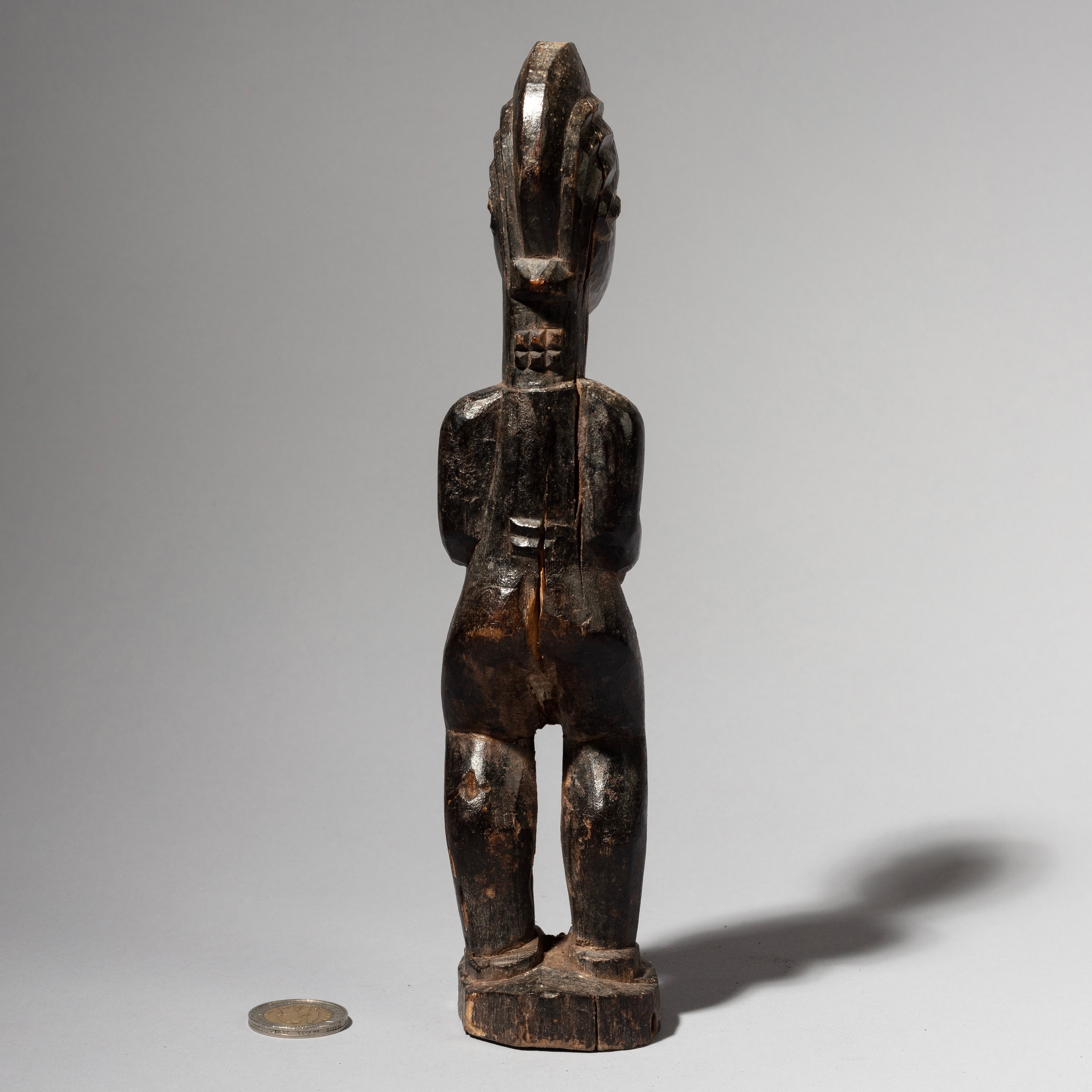 A SERENE BAULE TRIBE STATUE FROM IVORY COAST ( No 1292)