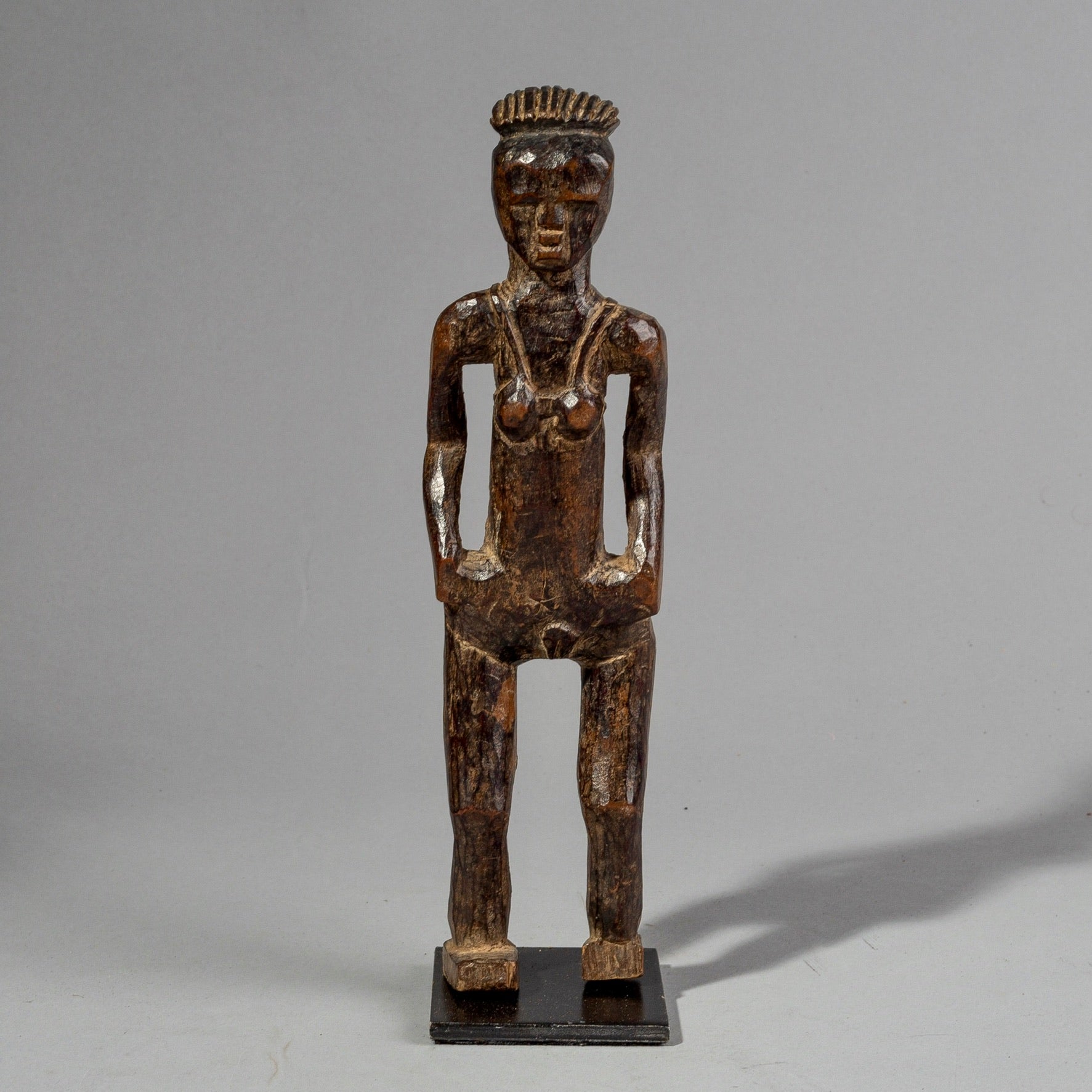 AN ATTRACTIVE ALTAR FIGURE FROM AGNI TRIBE OF THE IVORY COAST (No 1535)