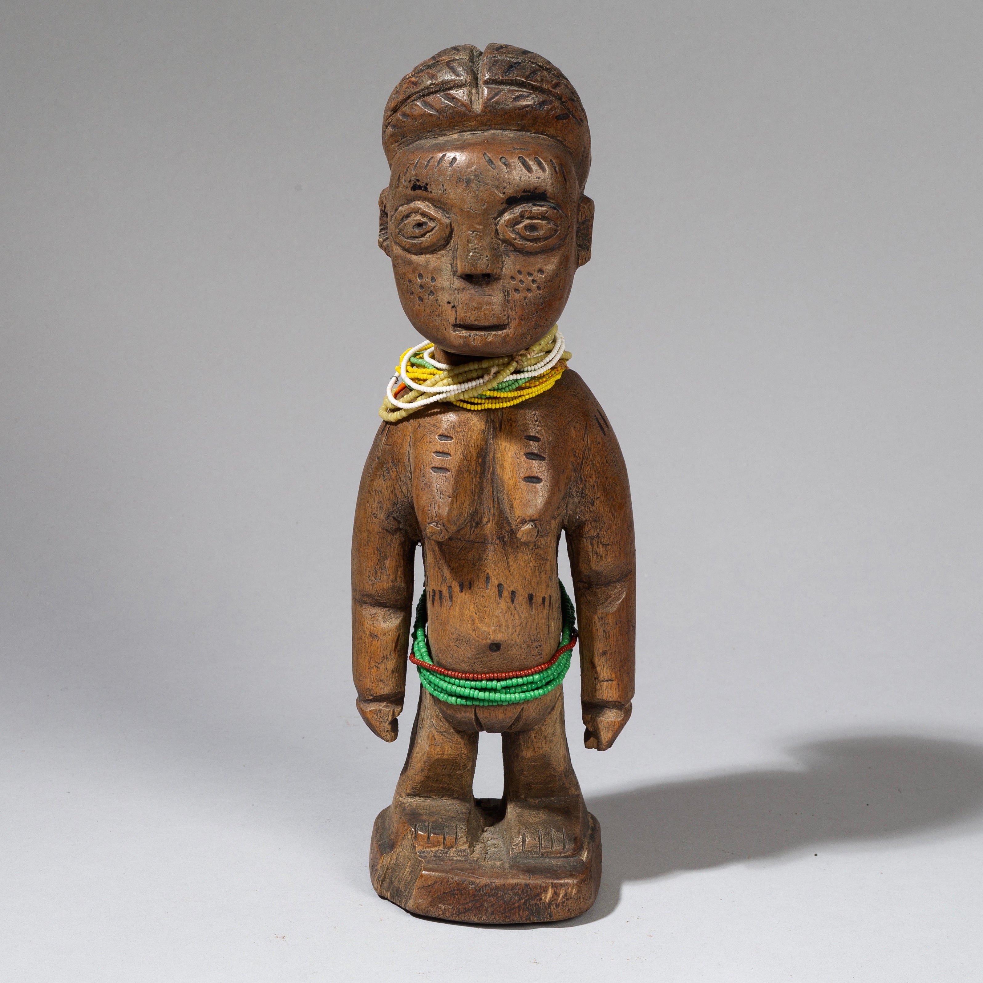 A LARGE + ROBUST VENAVI DOLL FROM EWE TRIBE GHANA ( No 413)