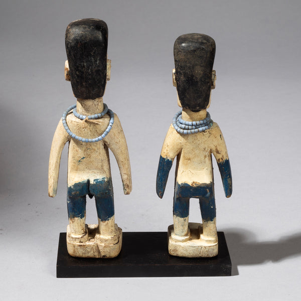 A LIKEABLE PAIR OF VENAVI DOLLS FROM GHANA W AFRICA (No 430)