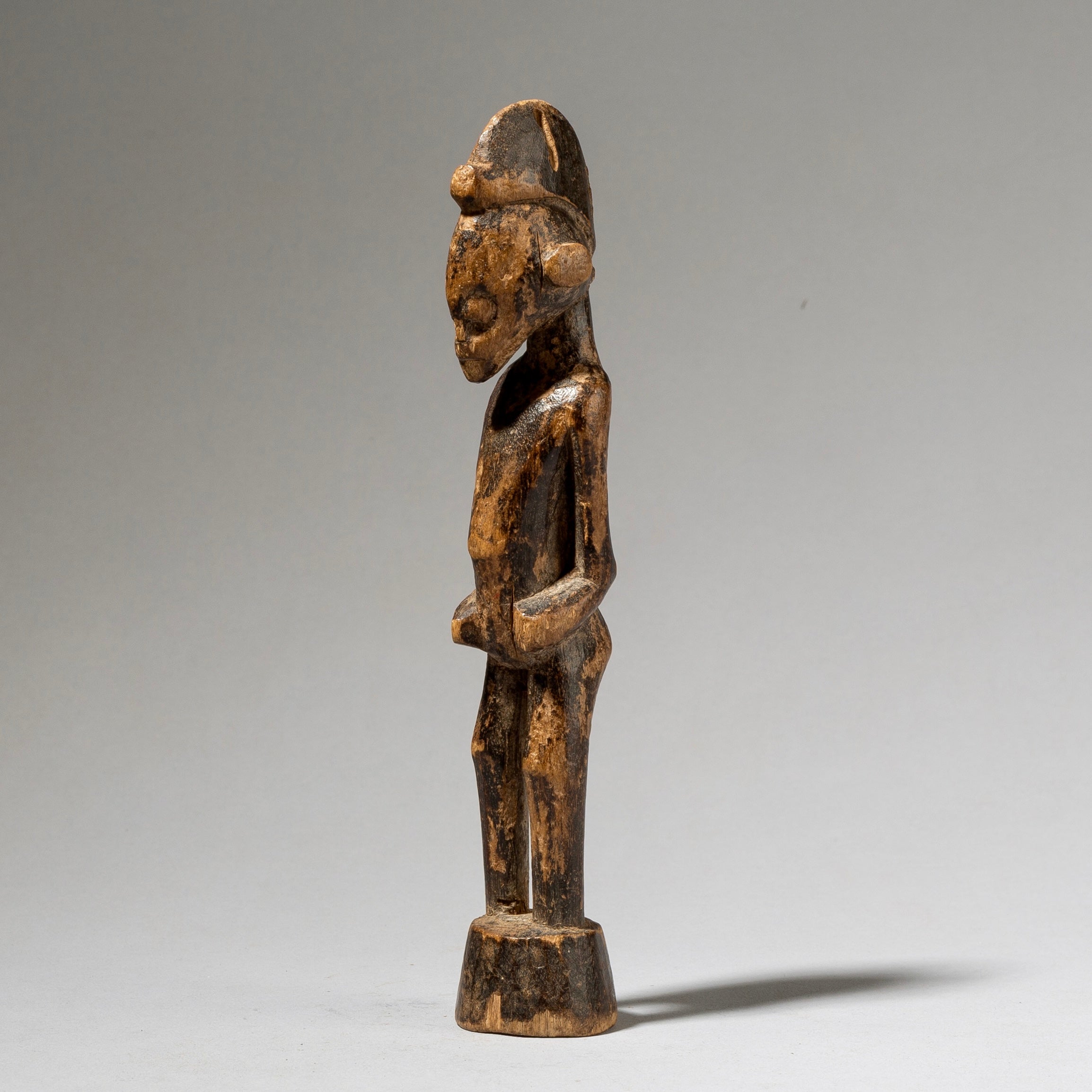 A WELL WORN SENOUFO CHARM FIGURE BURKINA FASO ( No 732)