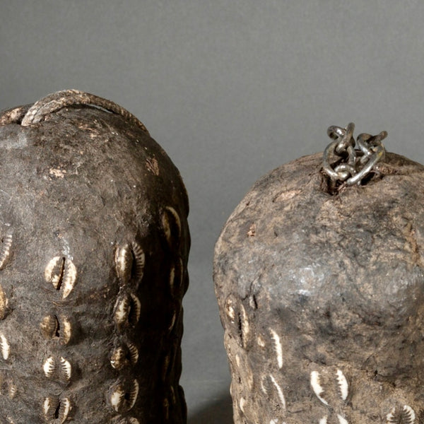 A PAIR OF AMORPHOUS TRON POWER OBJECTS, FON TRIBE BENIN W AFRICA ( Mo 211)