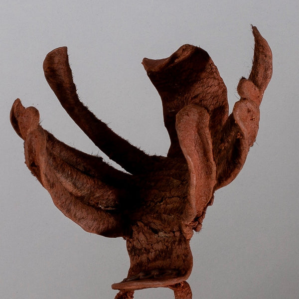 A FEMININE HEADDRESS HAT FROM THE HIMBA TRIBE OF NAMIBIA SW AFRICA (No 4736)