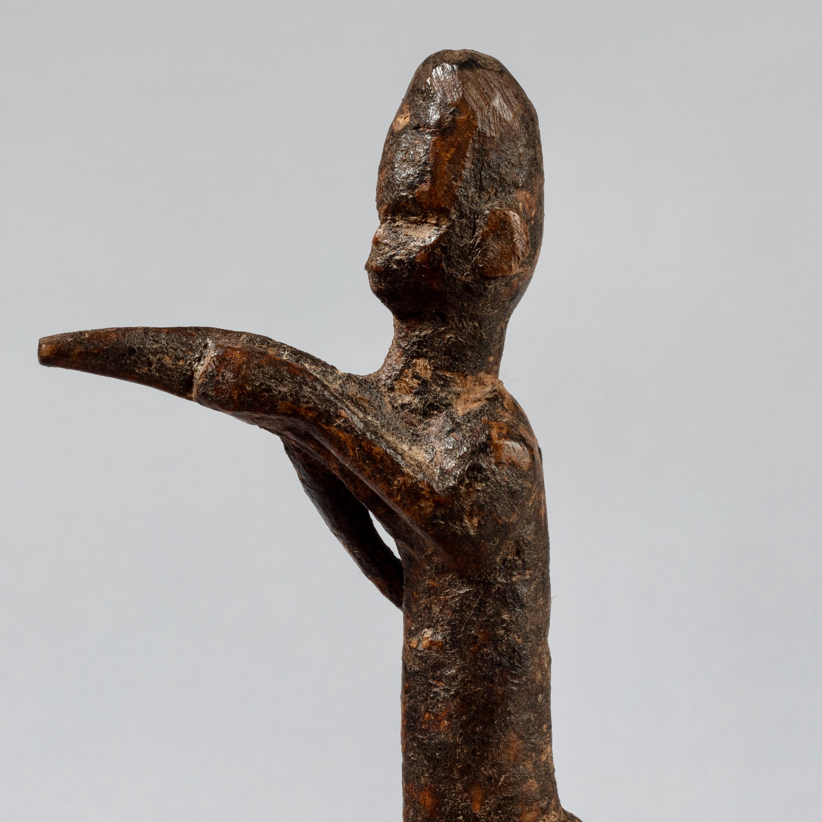 AN RARE HUNTER THIL FIGURE, LOBI TRIBE BURKINA FASO W. AFRICA ( No 752 )