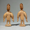 SD *A MUSCULAR PAIR OF VENAVI DOLLS FROM EWE TRIBE TOGO, W. AFRICA(No 4382)